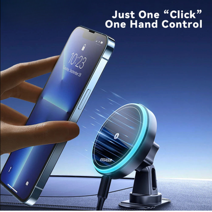 LED Magnetic Car Phone Holder/Charger